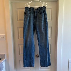 ABERCROMBIE 90s Relaxed Curve Love Jean extra long